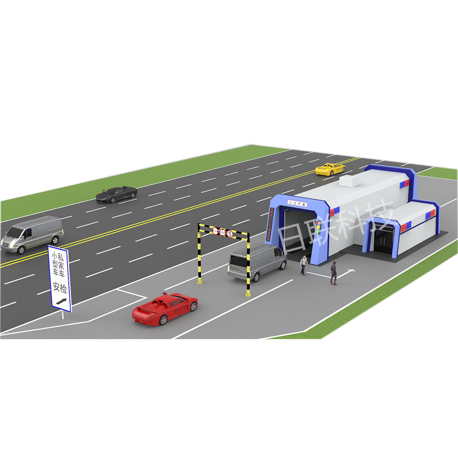 米兰科技UNX6016通过式车辆安检系统是怎么工作的