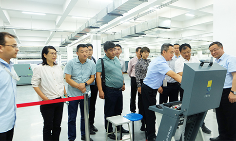 全国快递科技创新试验基地（南陵）一行领导参观考察米兰科技