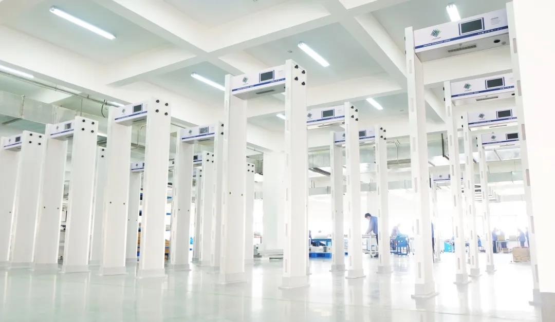 米兰科技测温安检门再掀出货狂潮，百台设备运往济南！